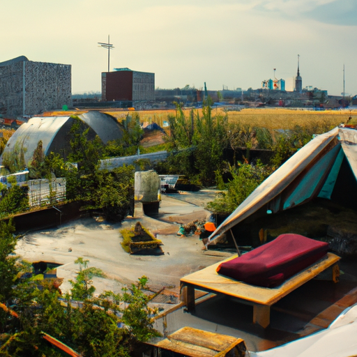 The Hidden World of Berlin's Rooftop Camping